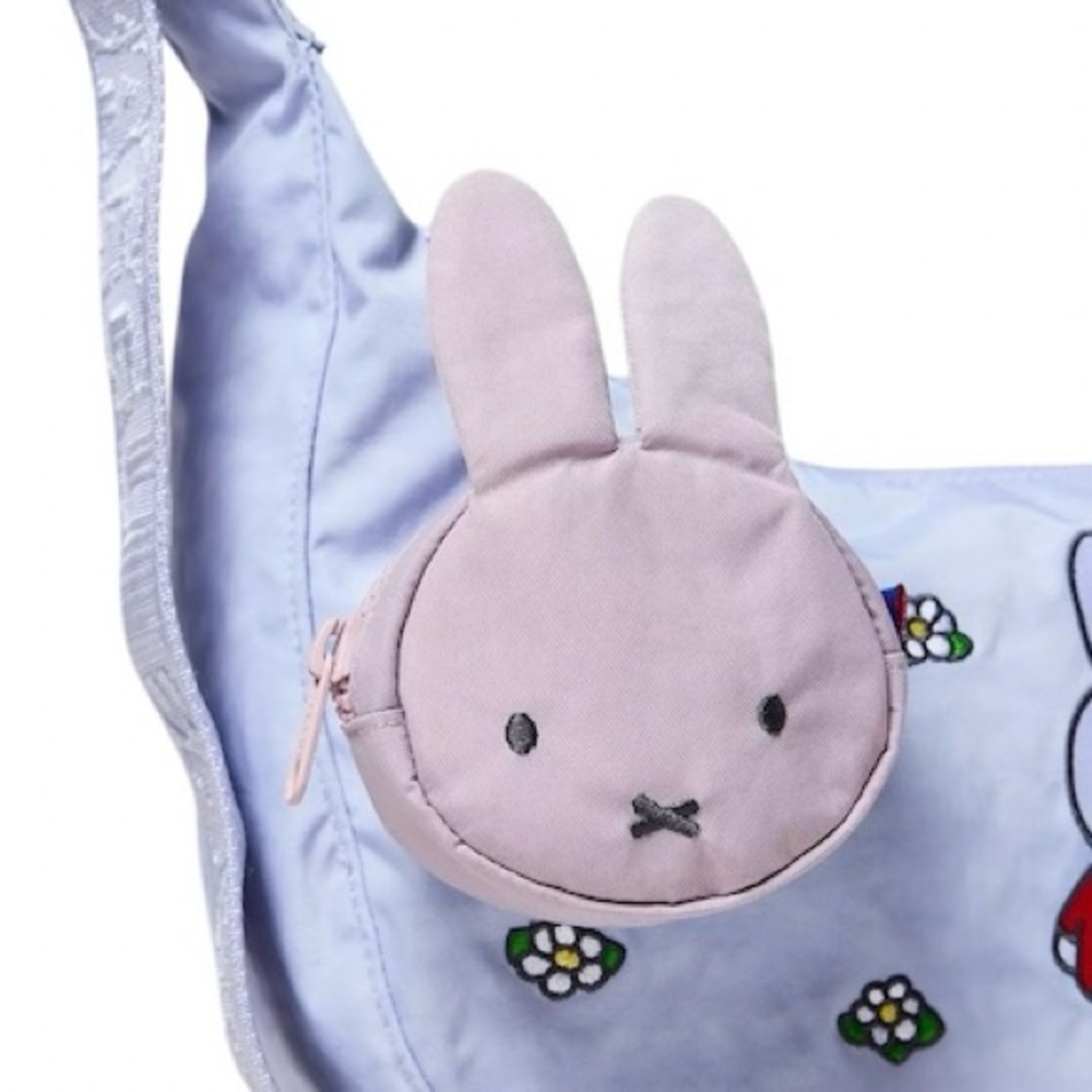 BAGGU & Miffy Pink Nylon Bag Charm, OS, NWT